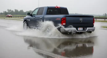 Driver Survives Dramatic Pickup Truck Crash After Hydroplaning on I-110 in Pensacola