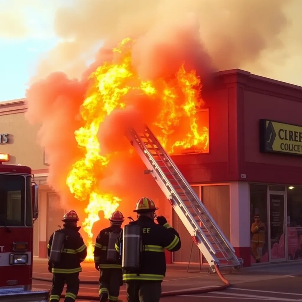 "Orlando Fire Incident: Major Blaze Disrupts Downtown"