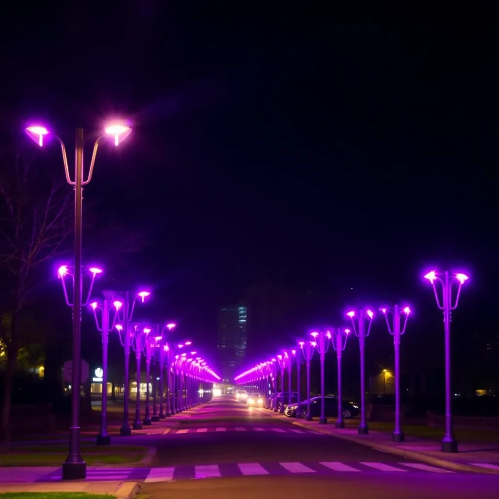 "Orlando Streetlights Purple: A Manufacturing Defect Explained"