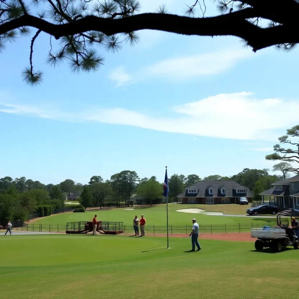 Augusta National Golf Course post hurricane recovery