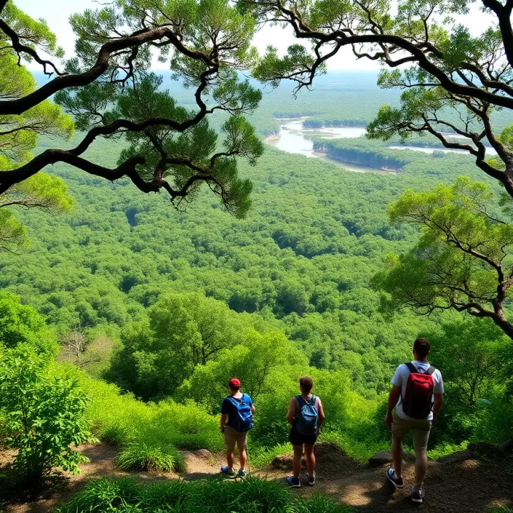 Lush greenery in a Florida state park with outdoor activities
