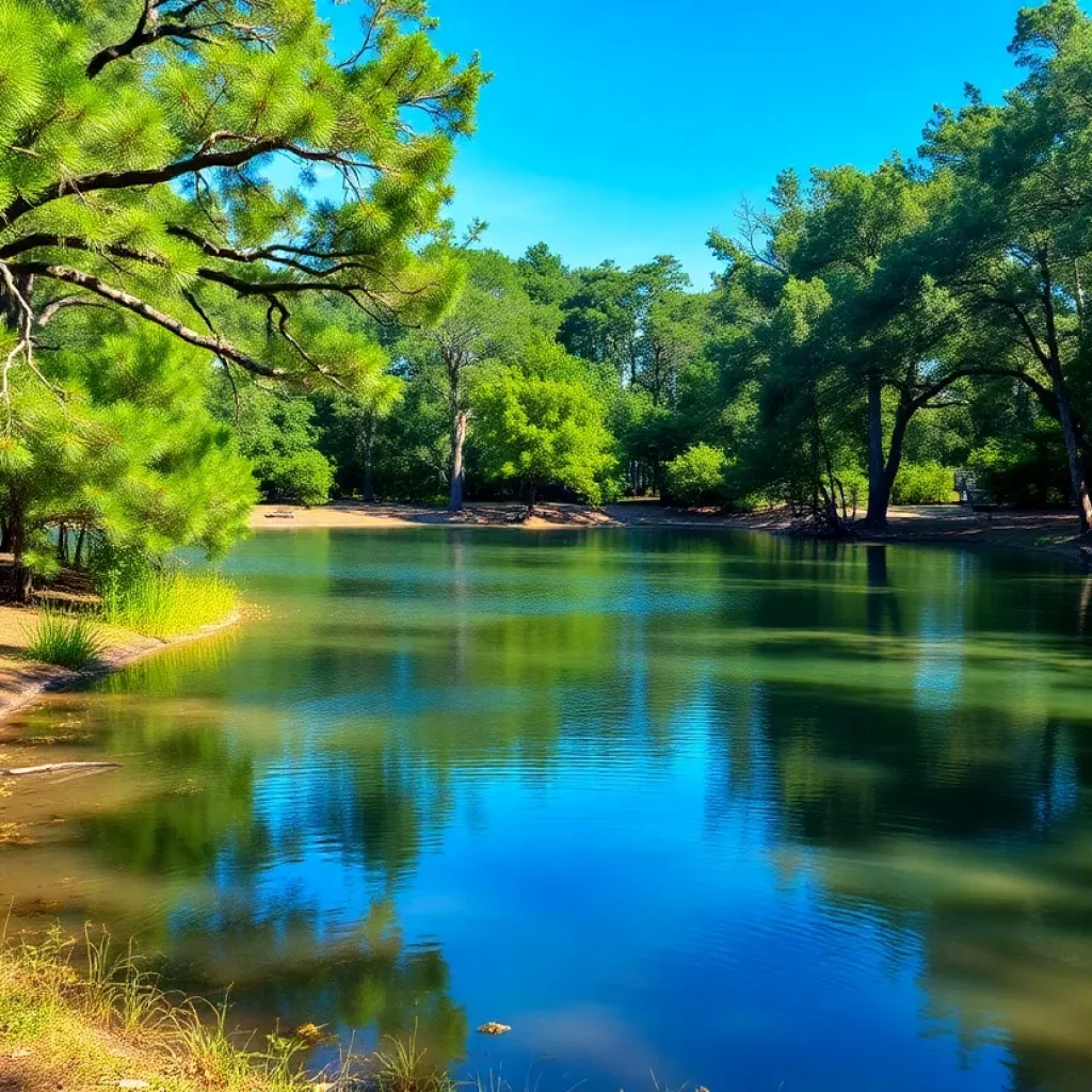 A scenic panorama of a Florida state park with vibrant nature.
