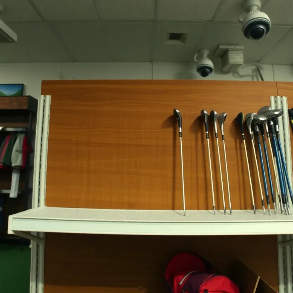The Great Golf Heist involving stolen golf clubs