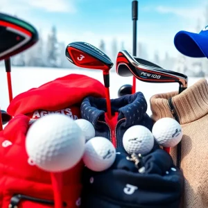 Exciting new golf gear including stylish apparel and advanced clubs.