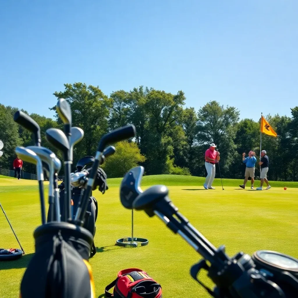 golfers enjoying the game with modern equipment