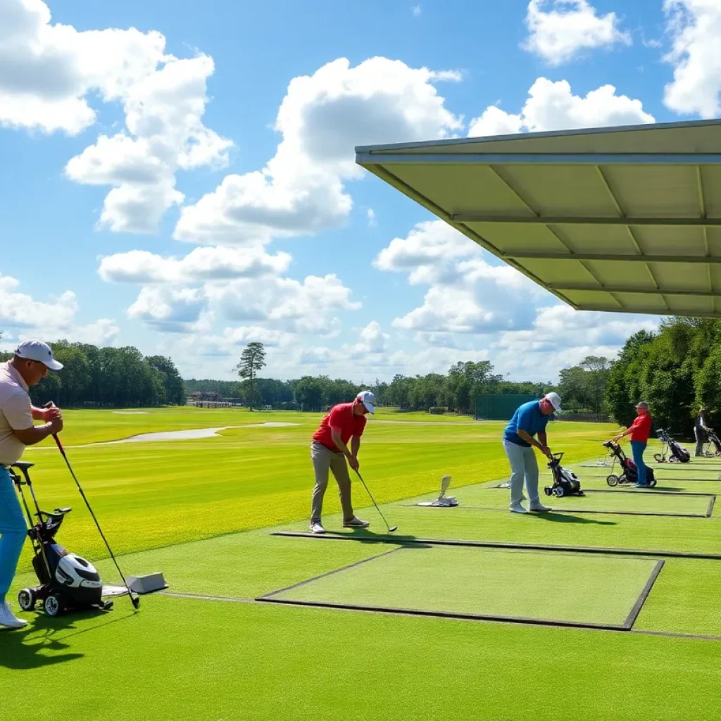 New golf driving range at Saddlebrook Resort, Tampa
