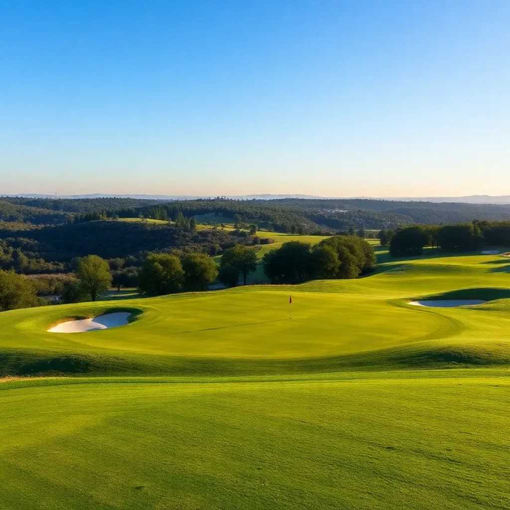 Scenic view of Vidanta Vallarta Course preparing for the 2024 México Open