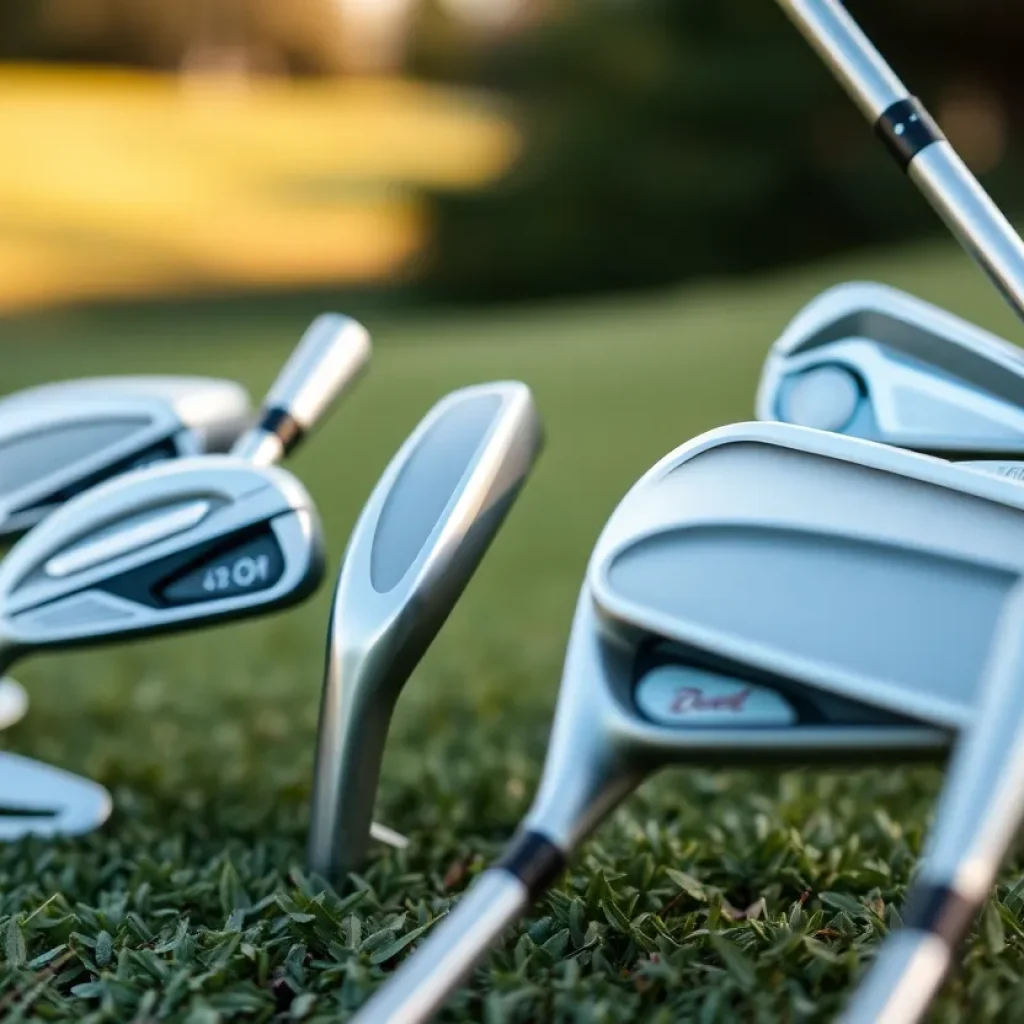 Selection of 2025 golf irons on the course