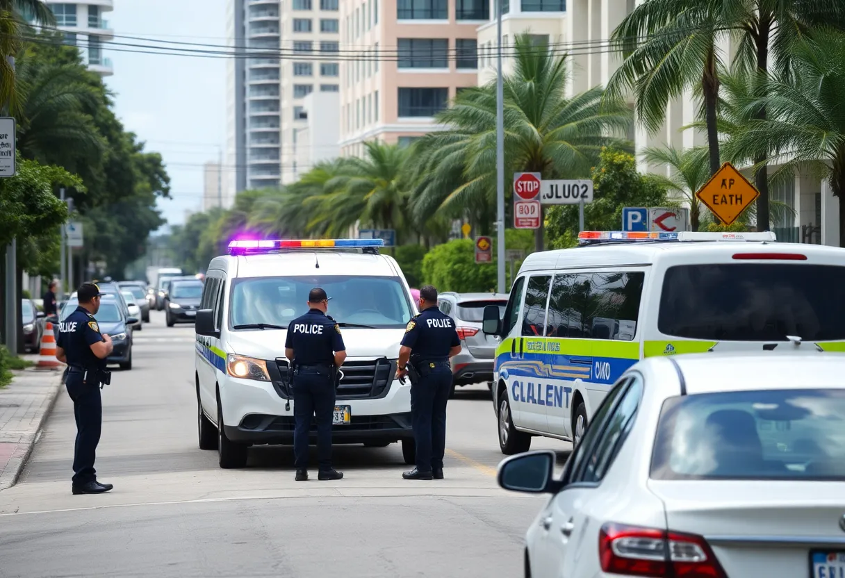 Police activity in Coral Gables regarding human trafficking operation