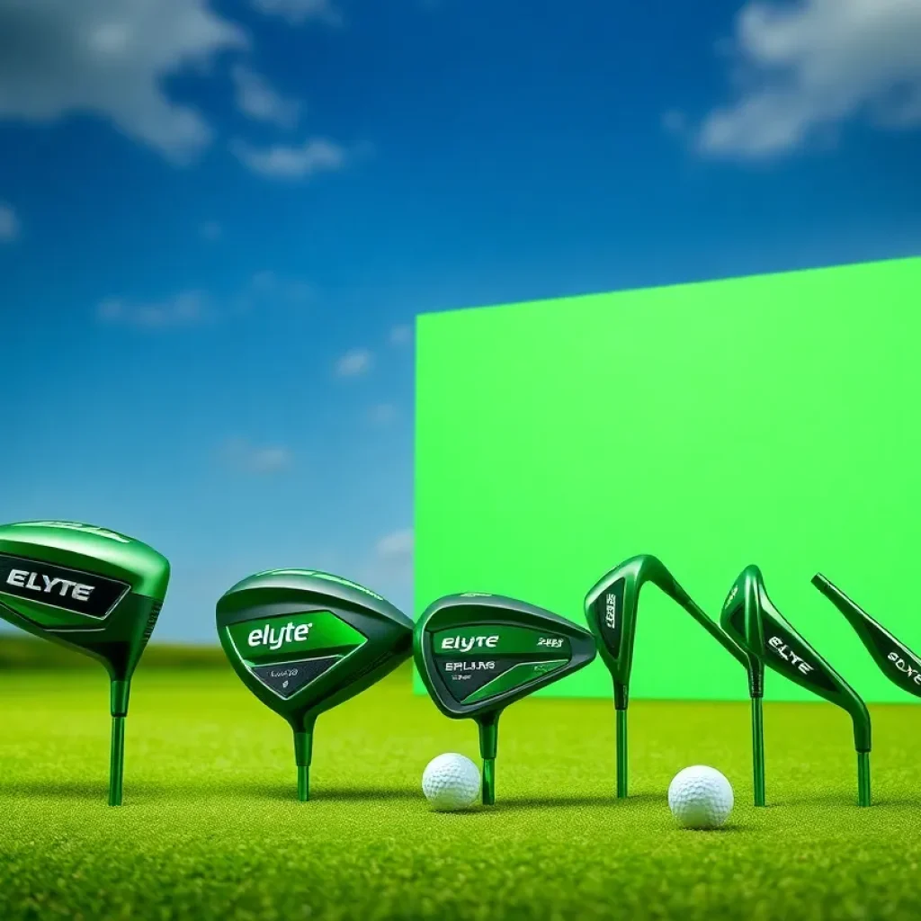 2025 Elyte Golf Clubs with green accents