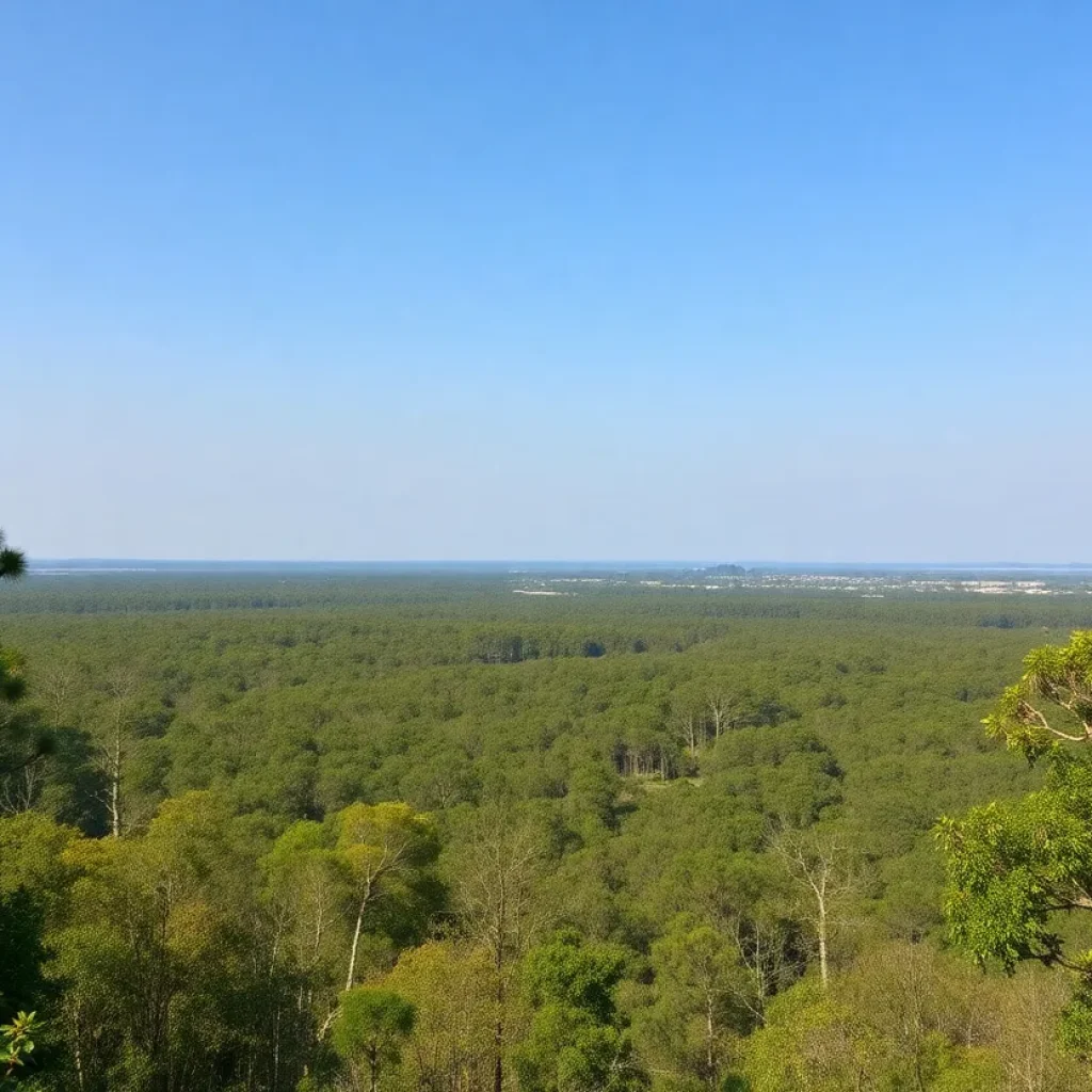 Lush Withlacoochee State Forest with golf resort plans