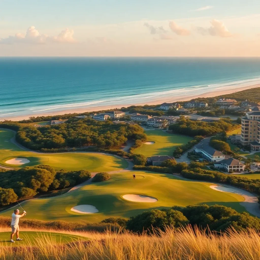 Golf courses on Hilton Head Island with lush greenery