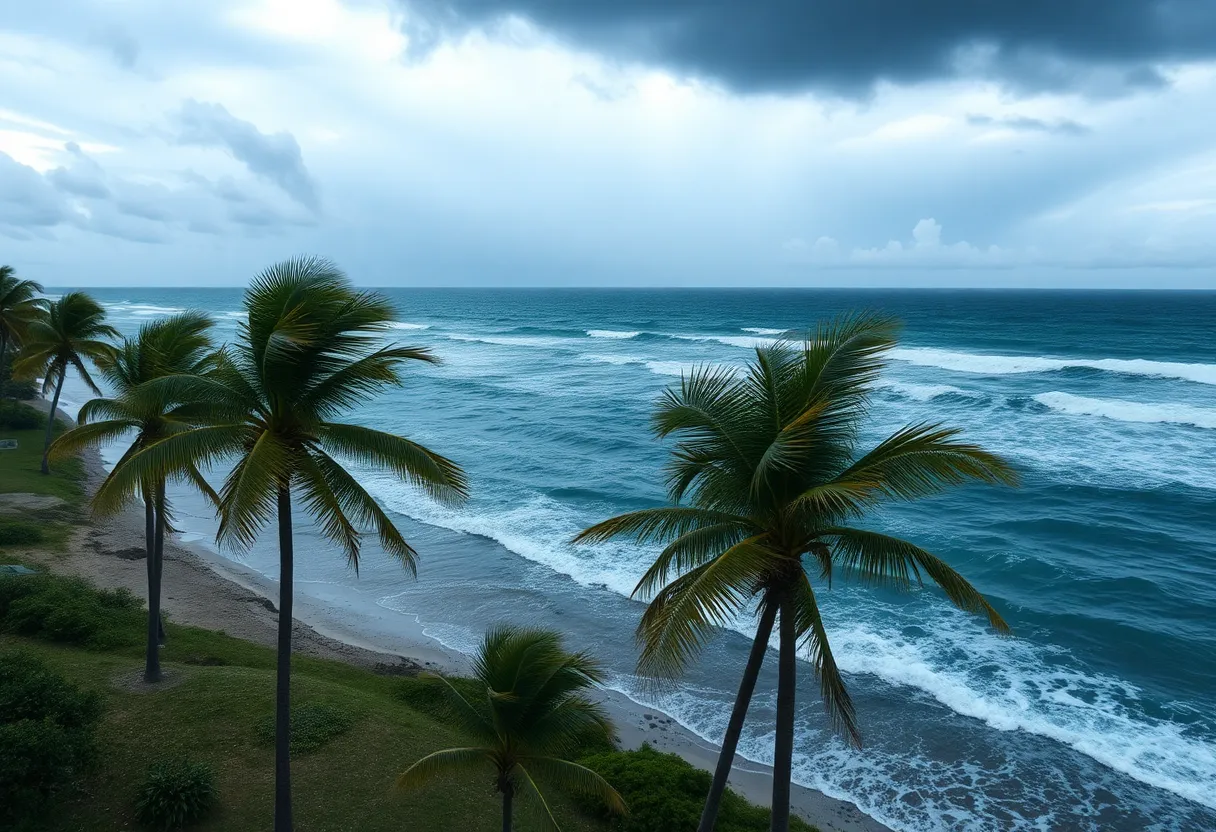 Hurricane Debby Approaches Florida Coastline