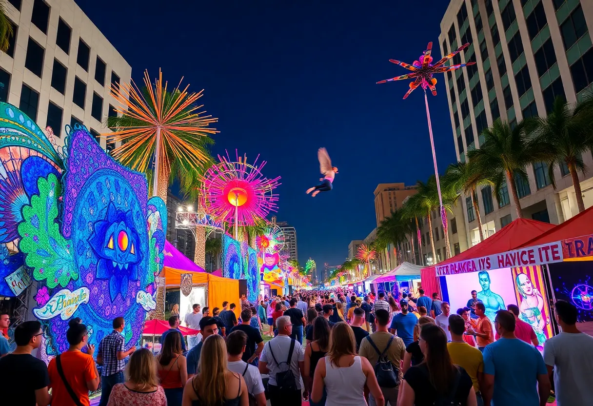 Crowd enjoying the IMMERSE 2025 Festival in Orlando