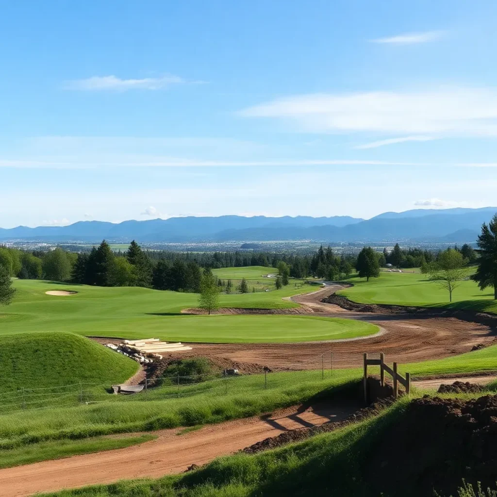 Construction at INFINITUM Golf Resort on Costa Dorada