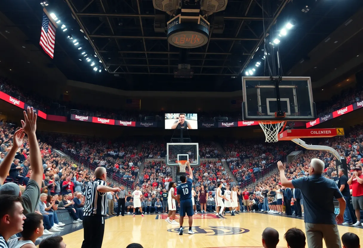 Kansas Jayhawks vs UCF Knights basketball game