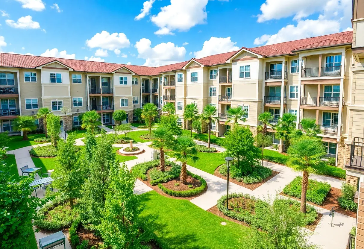 Rendering of the new multifamily development in Kissimmee
