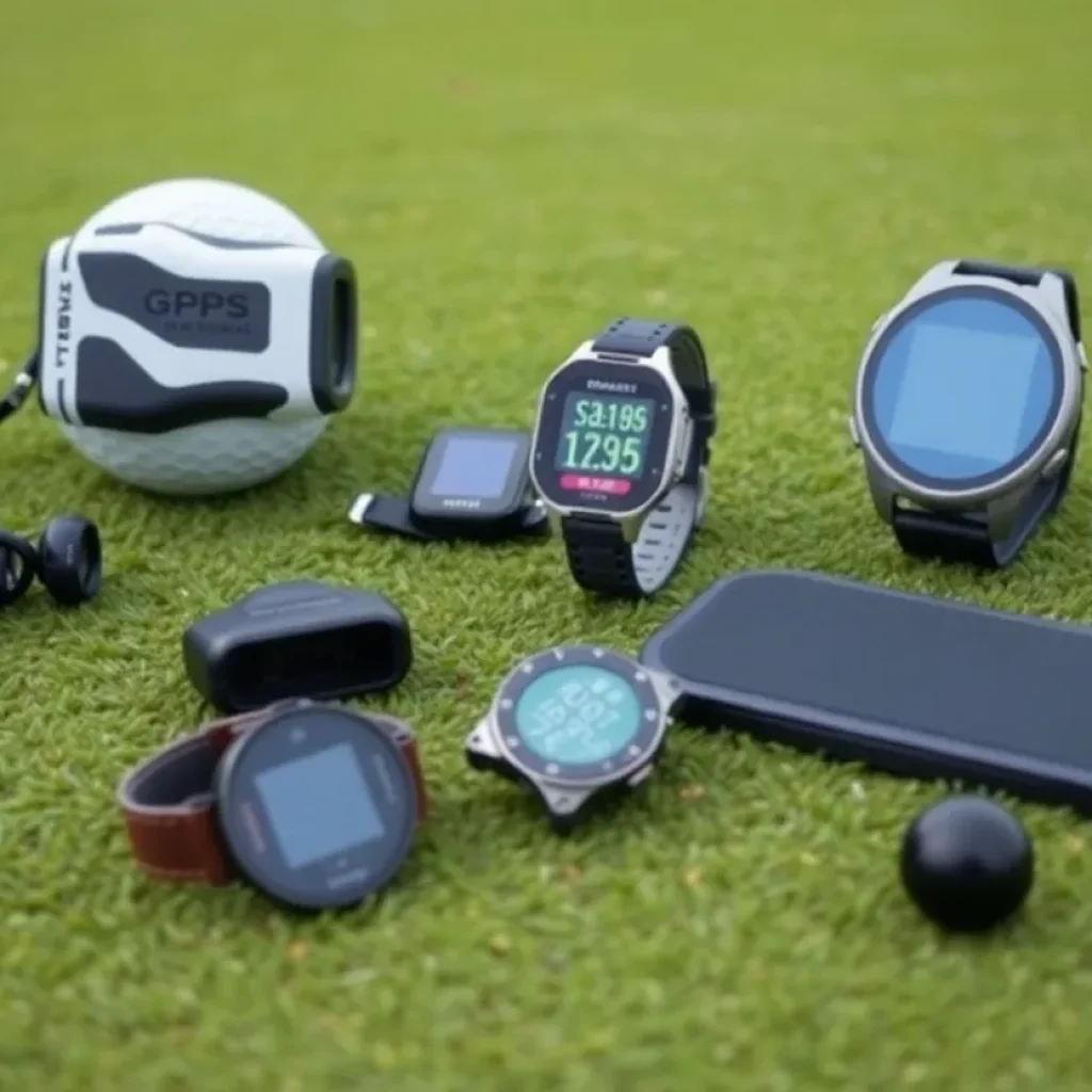 Collection of golf gadgets for enhancing game performance