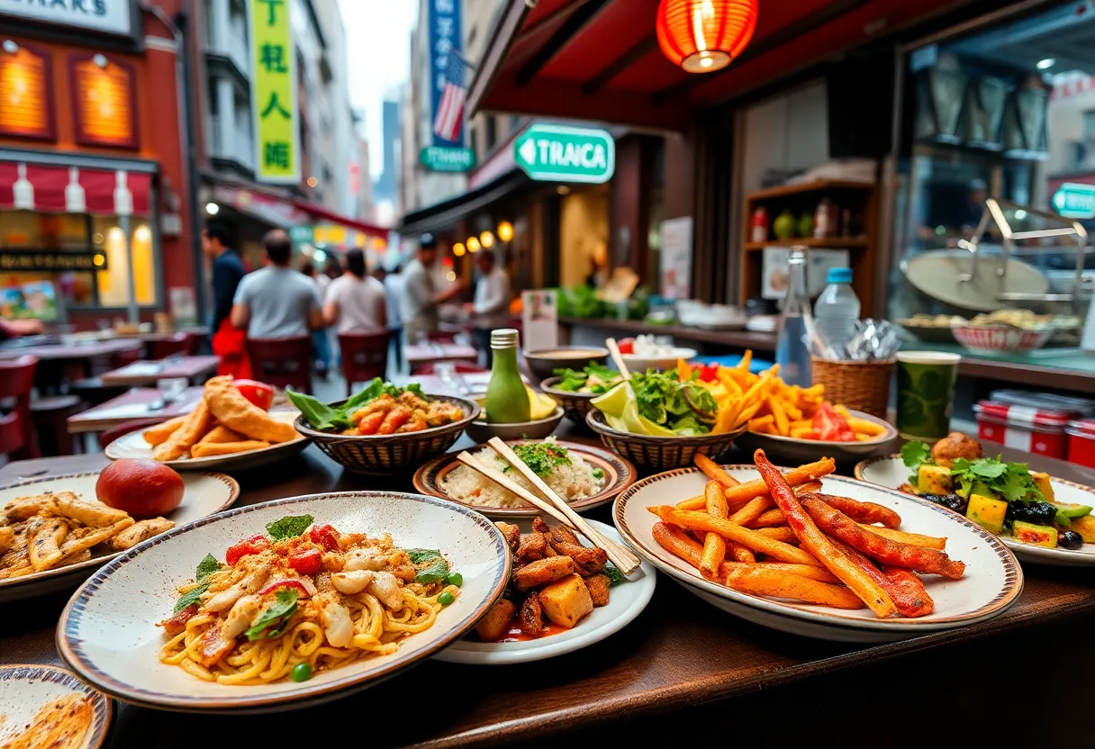 Various dishes from new Michelin-starred restaurants in Orlando.