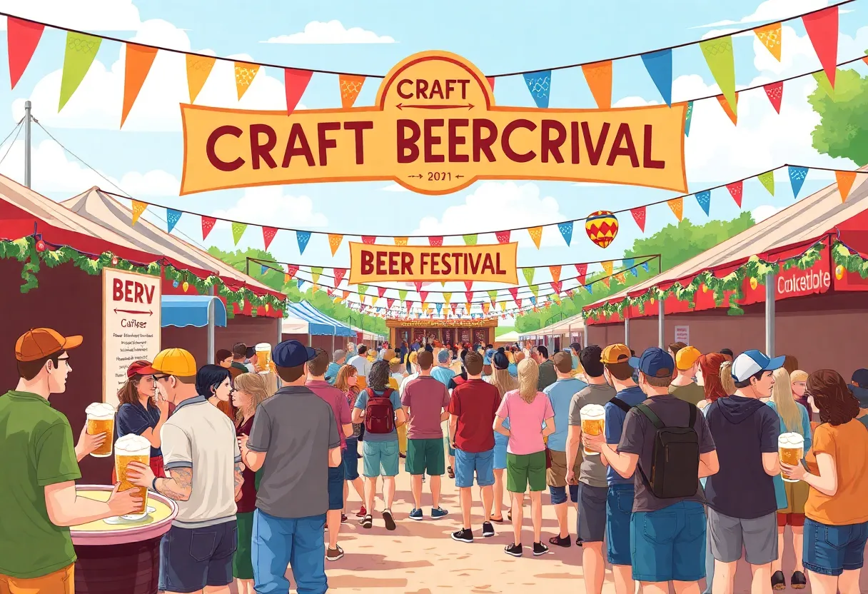 People enjoying craft beer at Orlando Beer Week