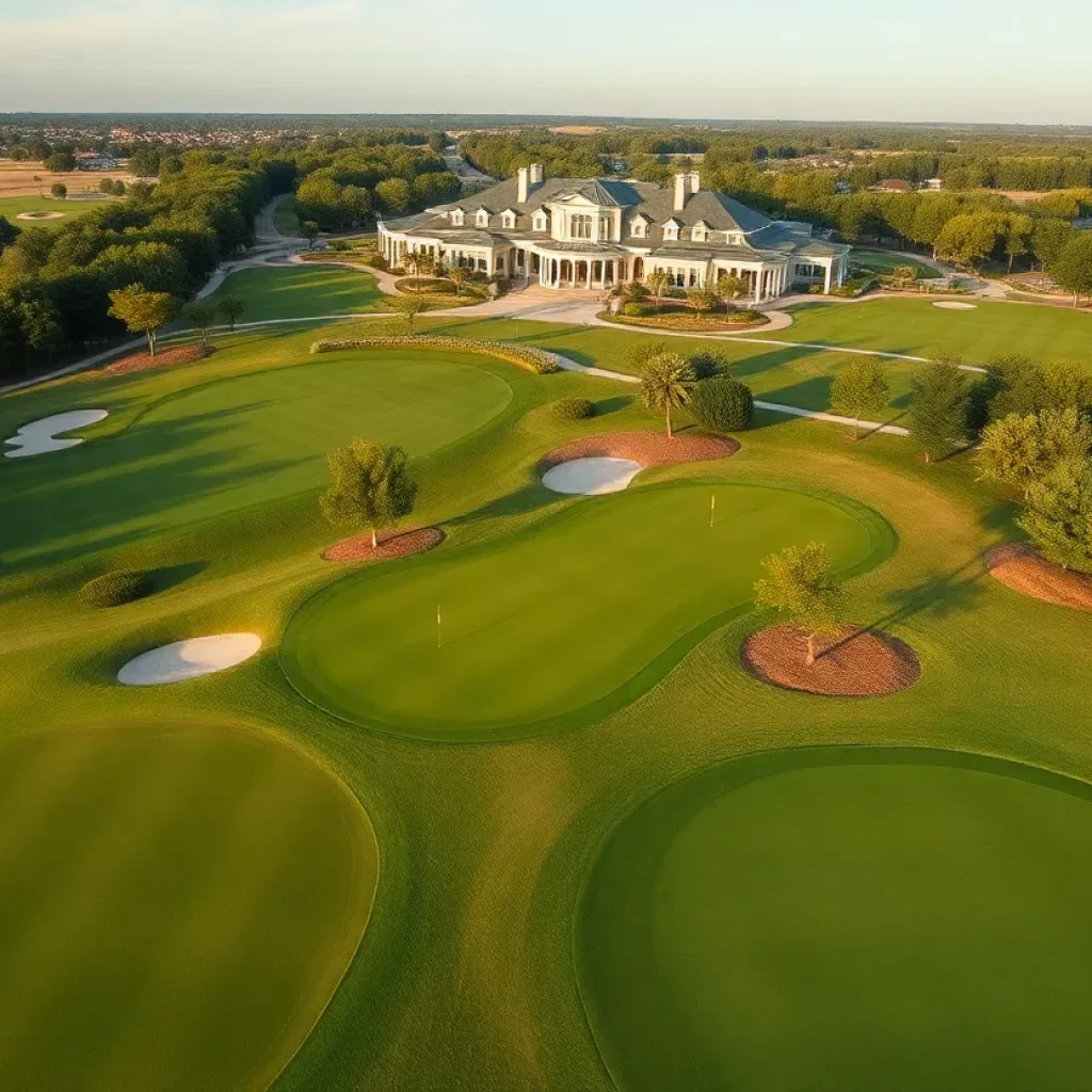 Revamped Palm Cove Golf course with lush green fairways