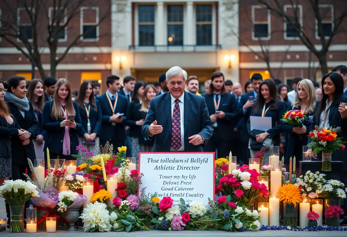 Memorial tribute for Dr. Frank Rohter at UCF campus