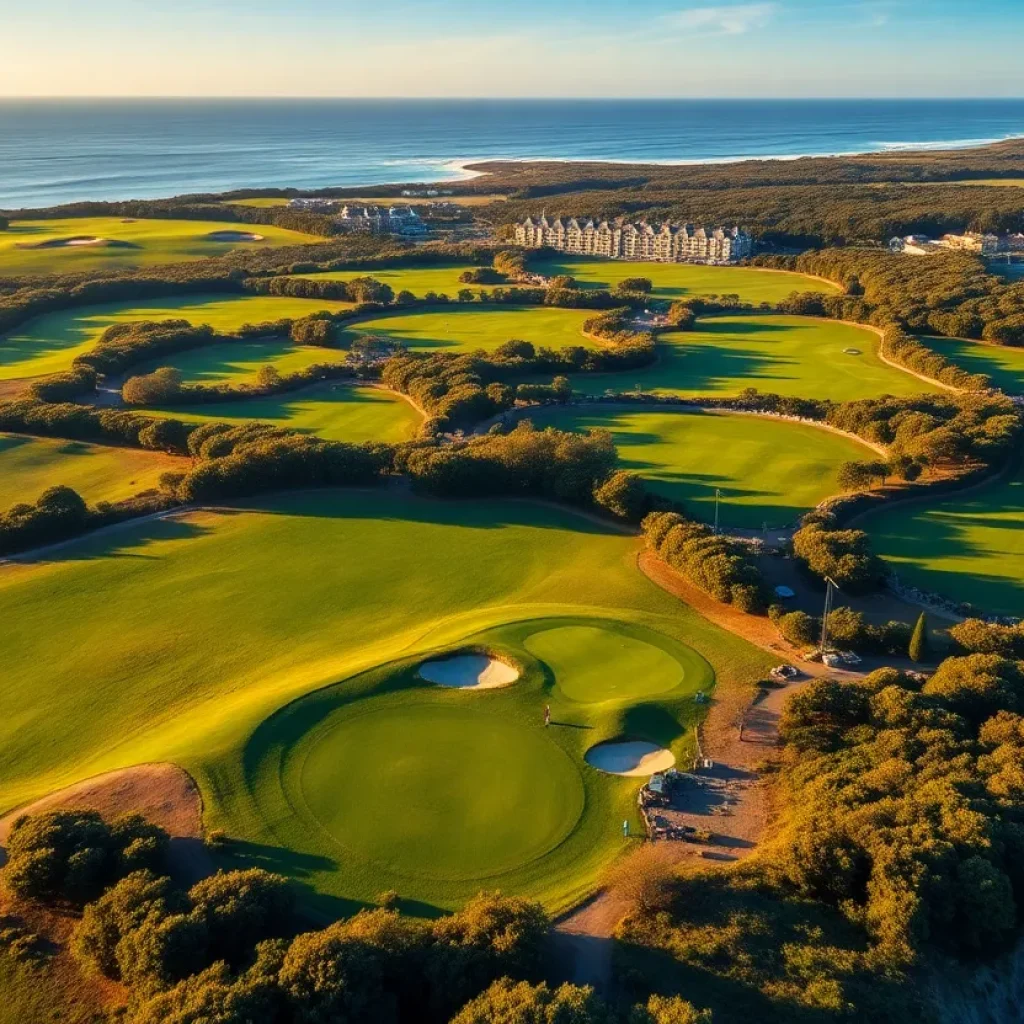 A beautiful golf course in the Mornington Peninsula, Australia.