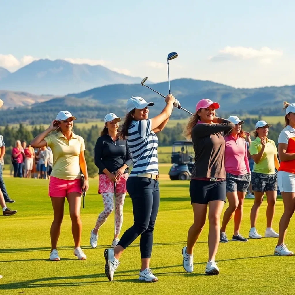 Golfer participating in the 2025 LPGA Tour tournament