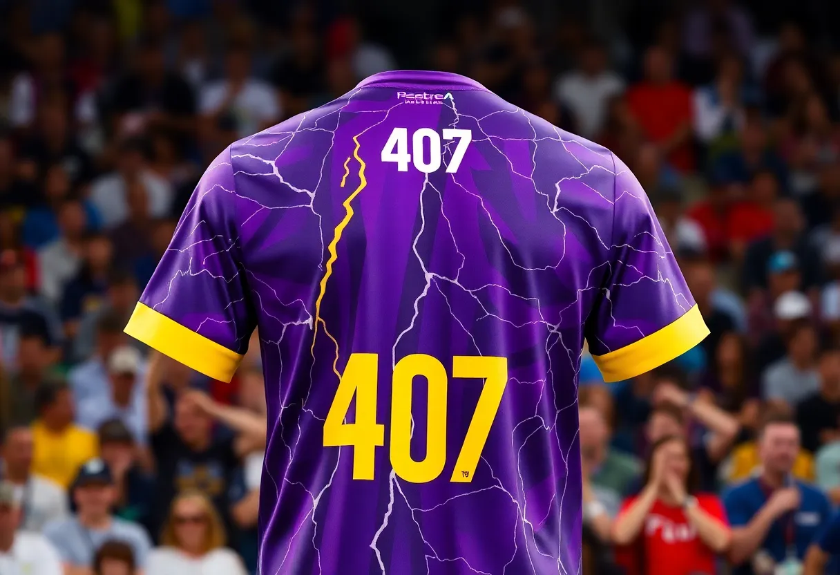 Orlando City SC jersey design for the Perfect Storm Kit