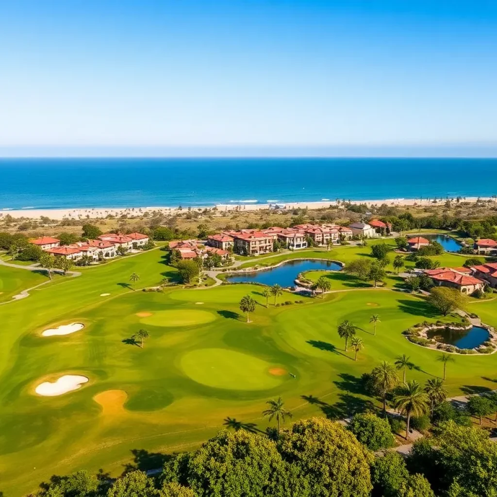 Luxury golf course at Te Arai Links
