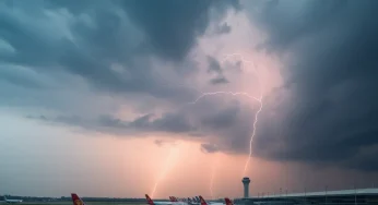 Thunderstorms Delay Flights Across Central Florida