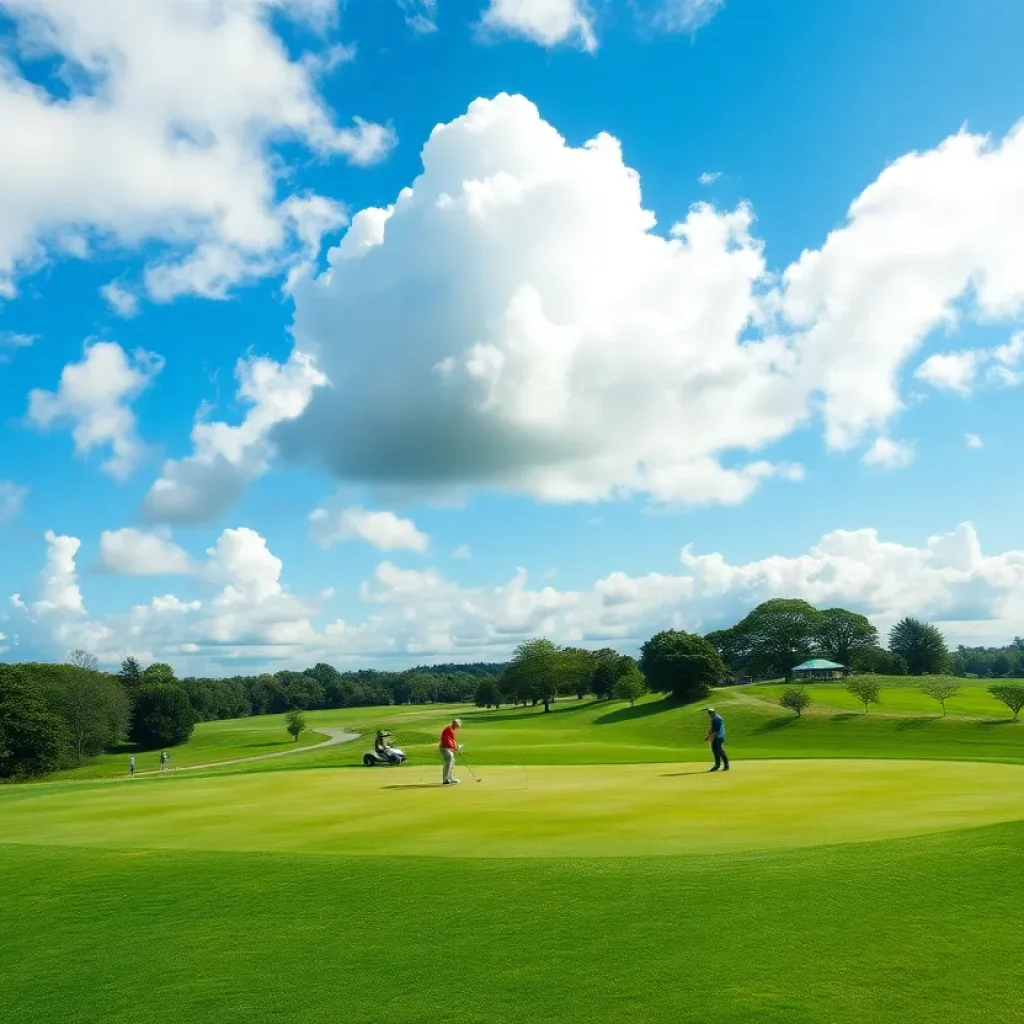 Golfers participating in the Arnold Palmer Invitational