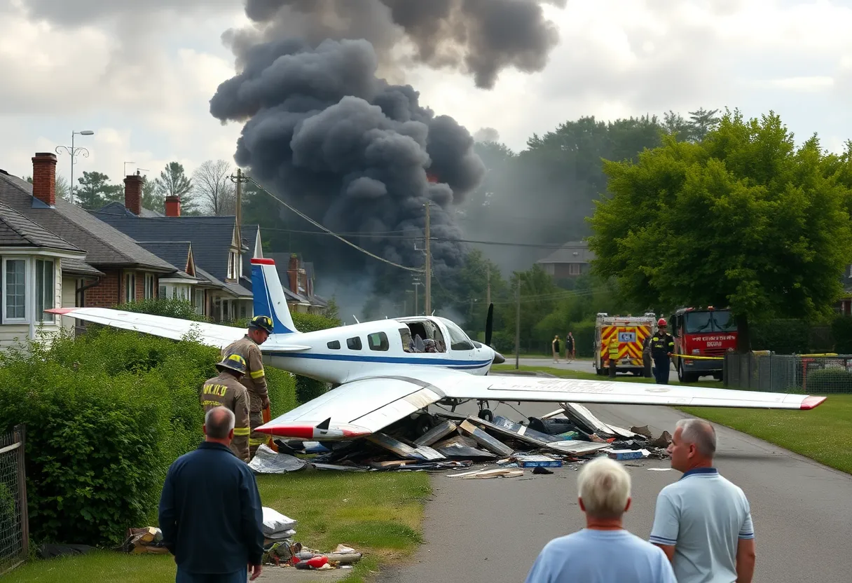 Community Responds to Plane Crash