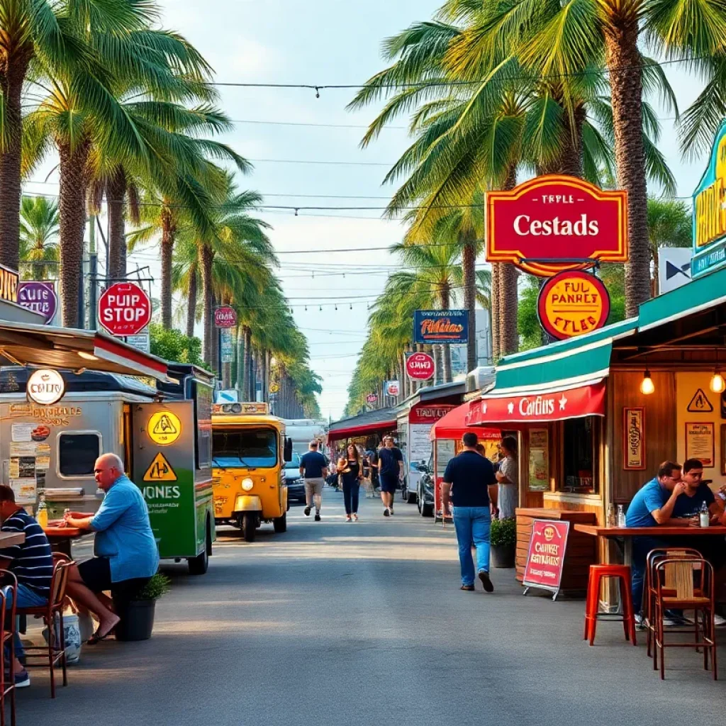 Food trucks and restaurants in Central Florida with health hazard warnings.