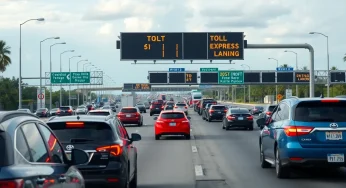 New Tolling System on I-4 Express Lanes in Central Florida