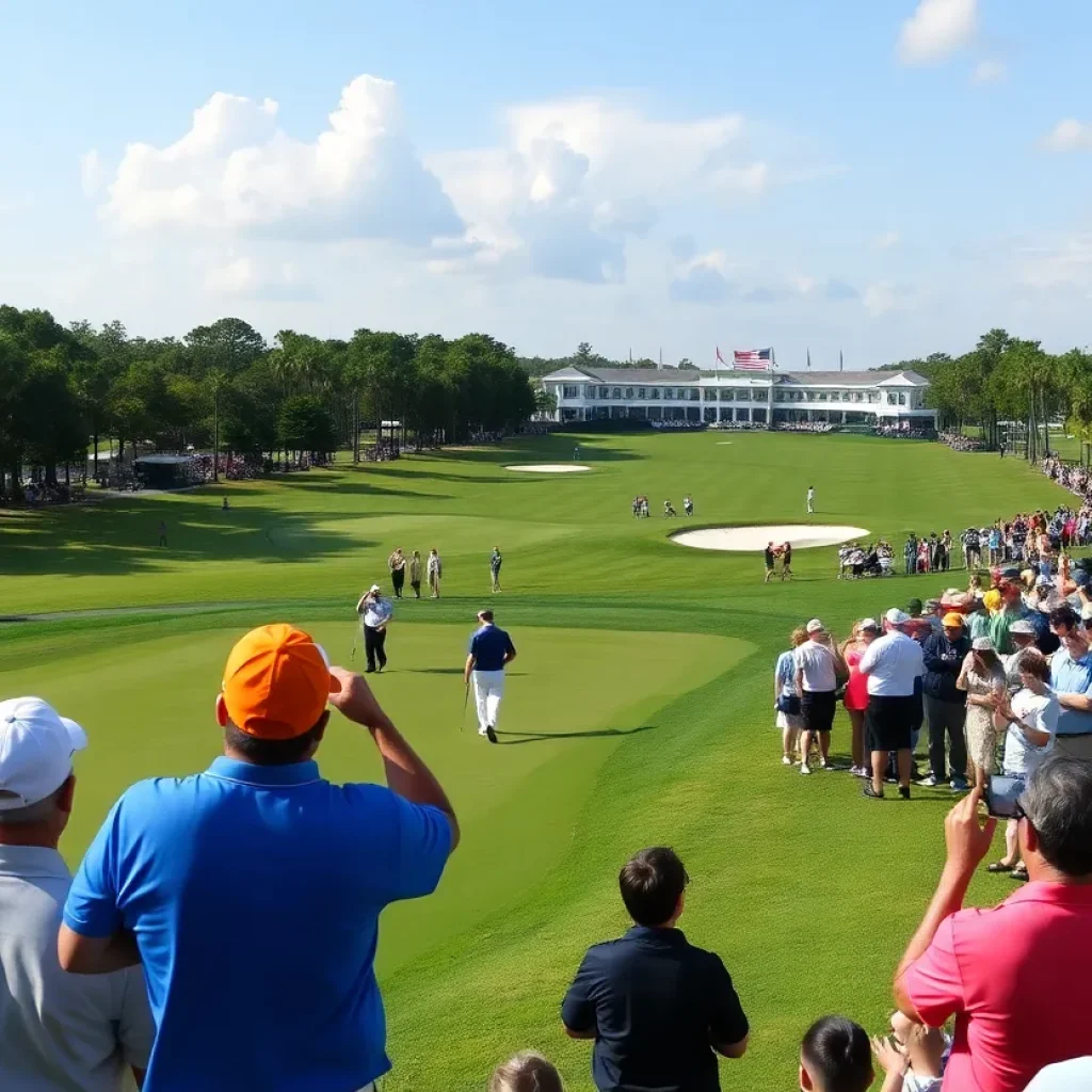 Golfers competing at The Players Championship