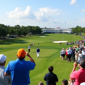 Golfers competing at The Players Championship