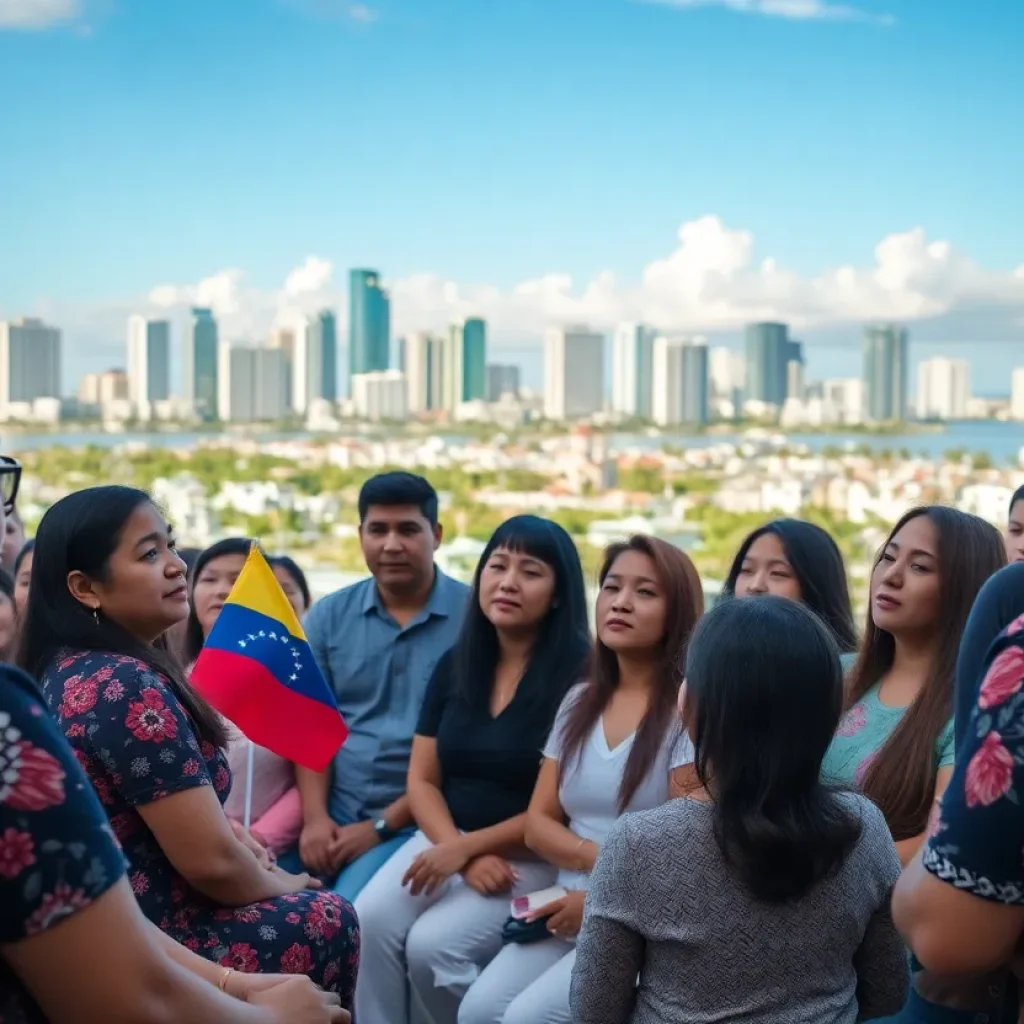Venezuelan families meeting in Miami for support
