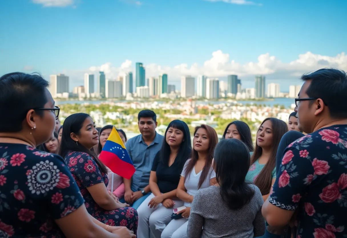 Venezuelan families meeting in Miami for support