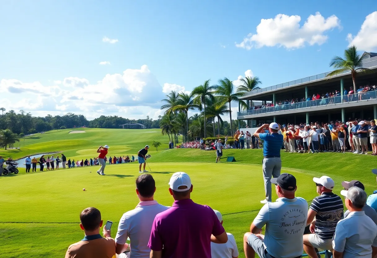 Golfers competing at Arnold Palmer Invitational in Orlando