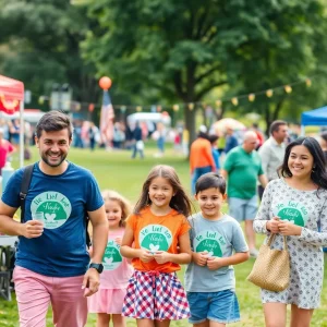 Families enjoying charity events in Central Florida