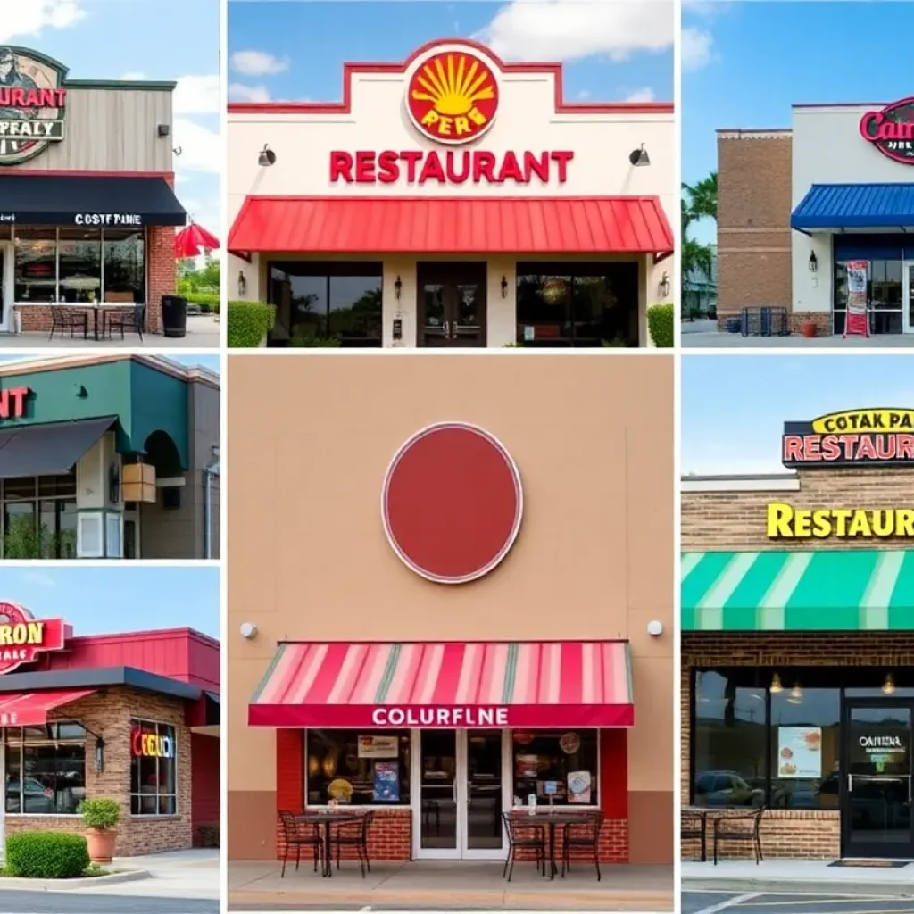 Collage of Central Florida restaurants affected by health violations.