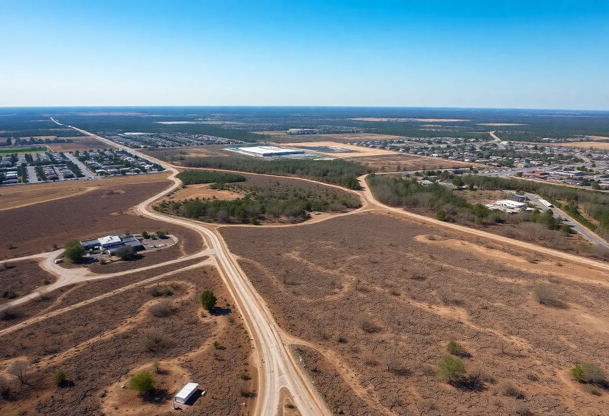 Dry landscape illustrating wildfire risk in Central Florida