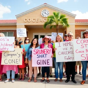 Cocoa Beach Parents Protest