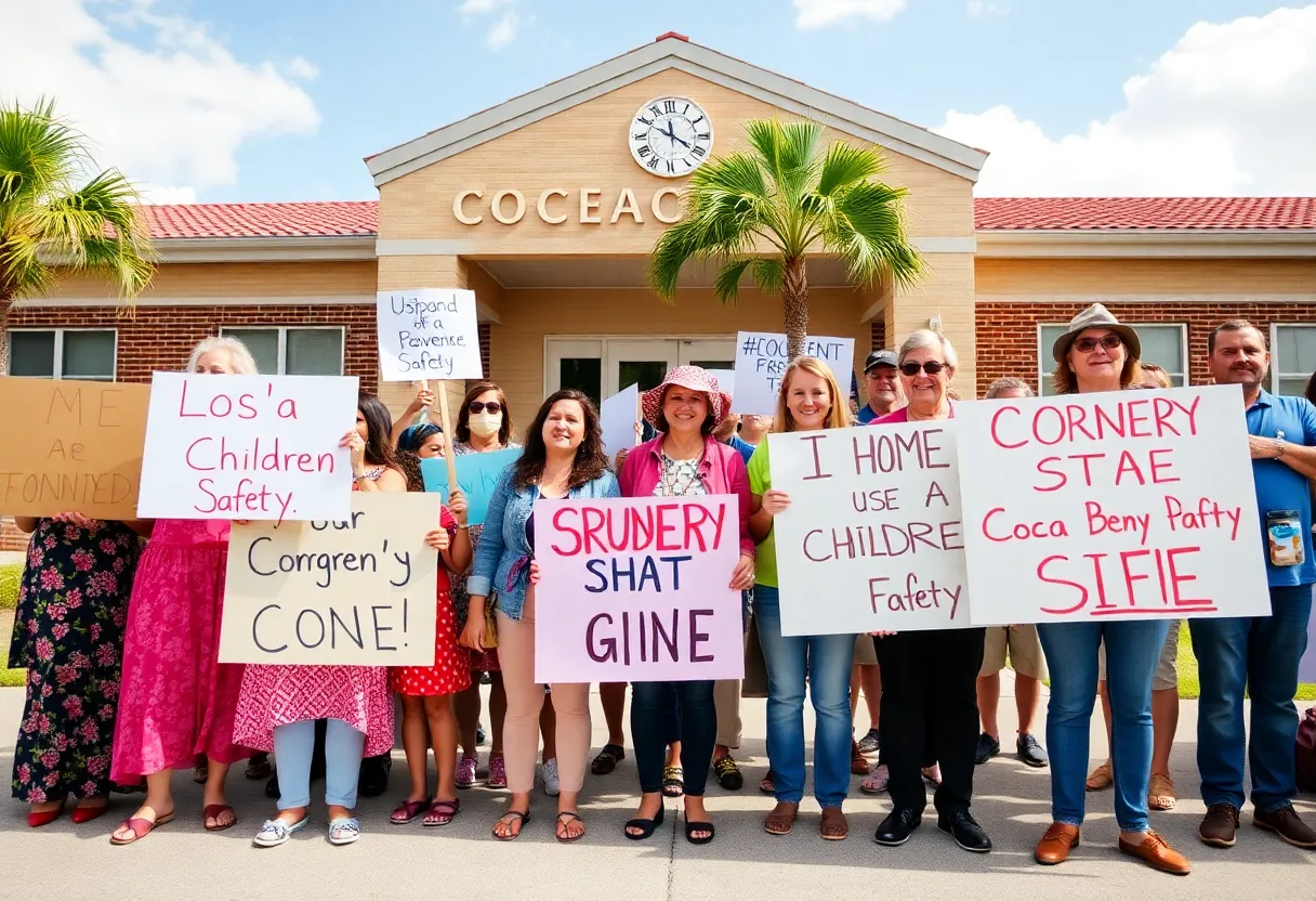 Cocoa Beach Parents Protest