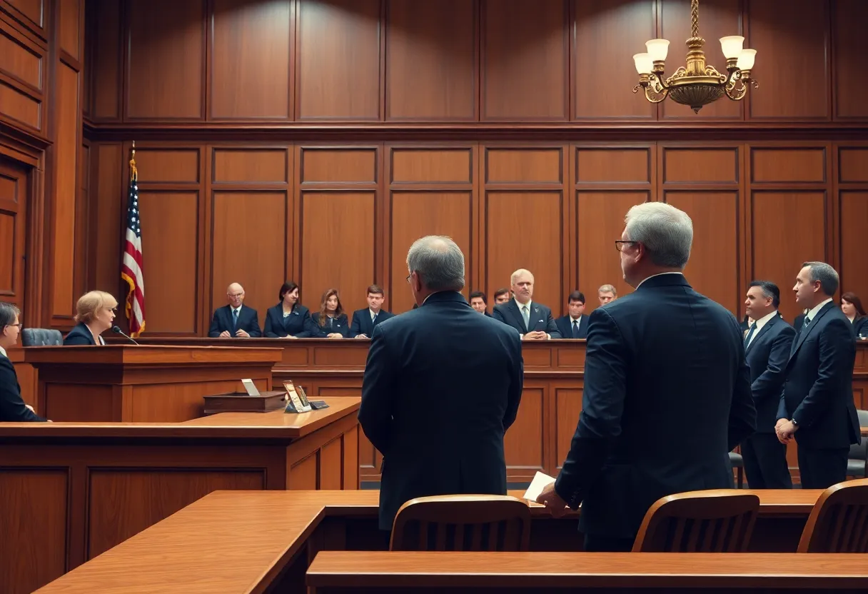 Courtroom Proceedings in High-Profile Murder Case