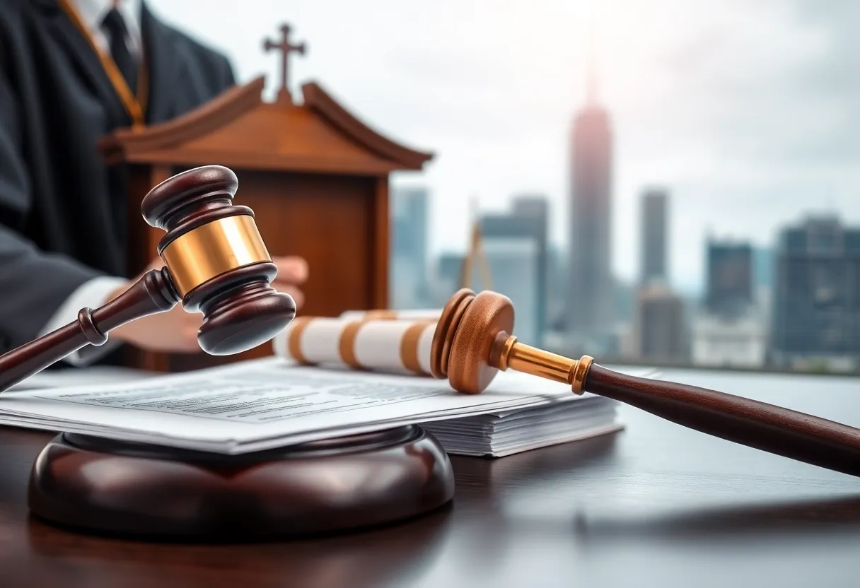 Courtroom Scene