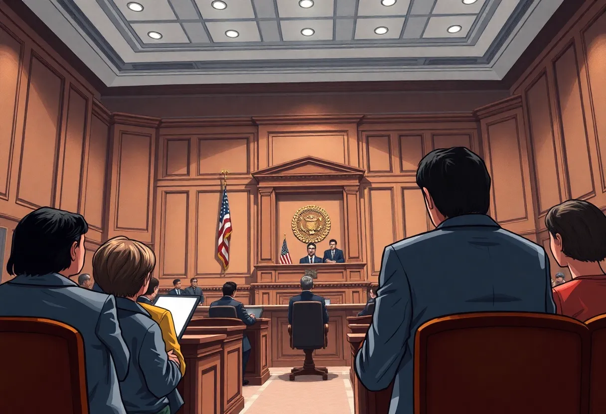Courtroom representation of consumer rights trial