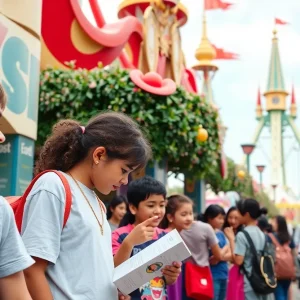 Students participating in various activities at the Disney Dreamers Academy.
