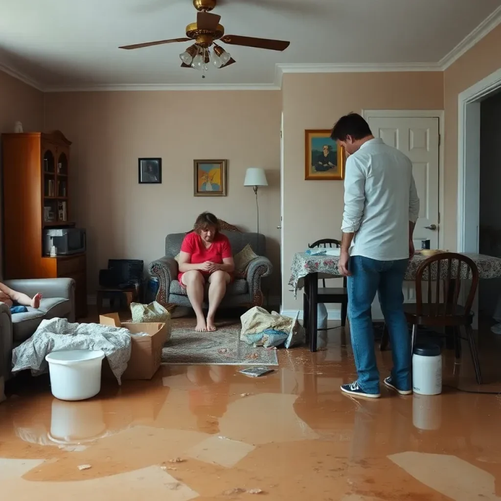 Home impacted by sewage backup in East Orlando